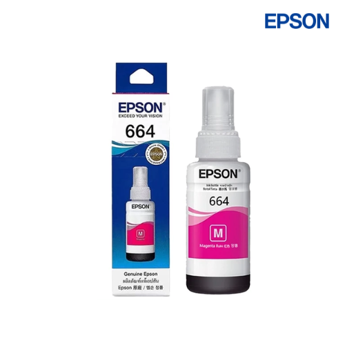 ตลับหมึกอิงค์เจ็ท Epson Original Ink Cartridge 664 Magenta, T6643